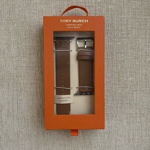 Tory Burch Leather Apple Watch Band 42MM/44MM - New/Never Used